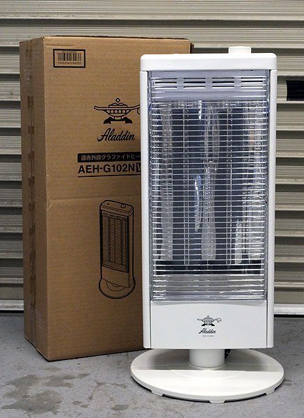 Aladdin 電気ヒーター AEH-G102N ホワイト アラジン AEH-G102N（SW）（スーパーホワイト） 電気ストーブ - 最安値