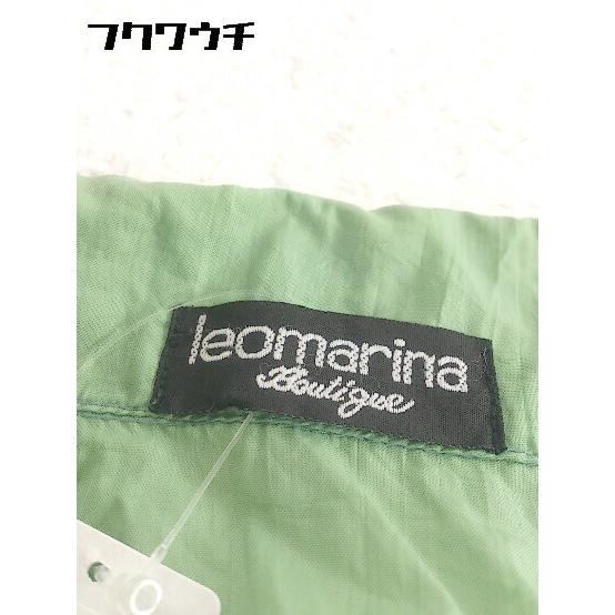 * leomarina? Leo Marina длинный рукав Zip выше жакет размер светло-зеленый серия мульти- женский 