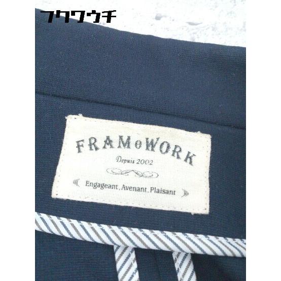 * FRAMeWORK каркас длинный рукав жакет размер 38 темно-синий женский 