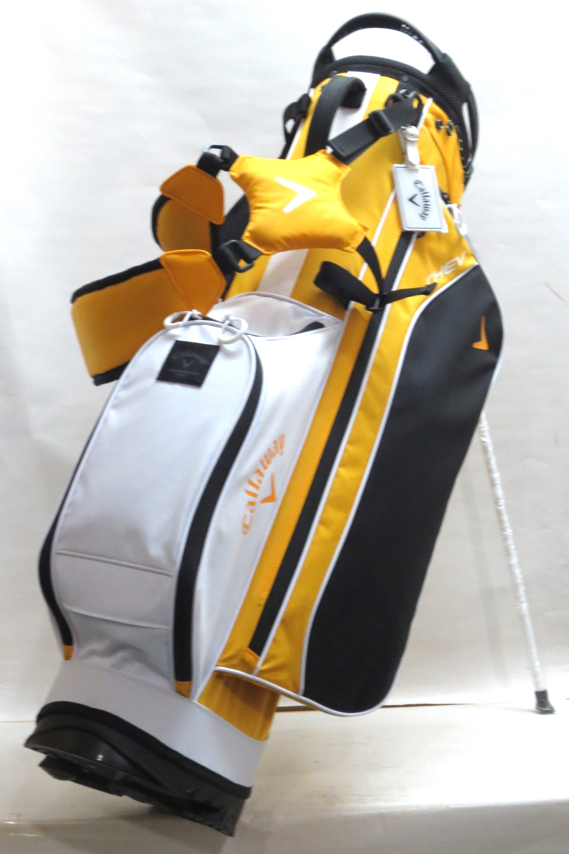  new goods * Callaway *shebChev Stand 24 JM stand caddy bag *2024*9.5 type 2.6kg*[5124313] mustard 