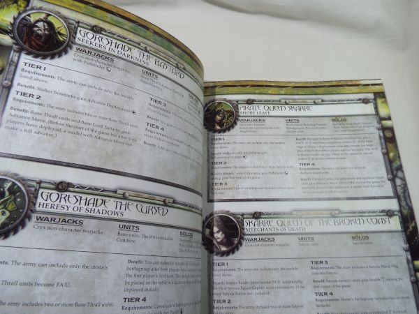  miniature game [ War machine FORCES OF WARMACHINE : CRYX] foreign book 2010 year issue . power explanation paint *mote ring guide 