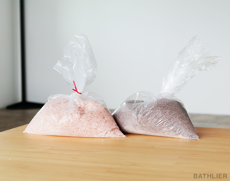  bathwater additive bath salt gift 2.5kg×2 set rock salt black pink stylish aroma no addition himalaya rock salt hot spring small gift sulfur departure sweat mineral half ..