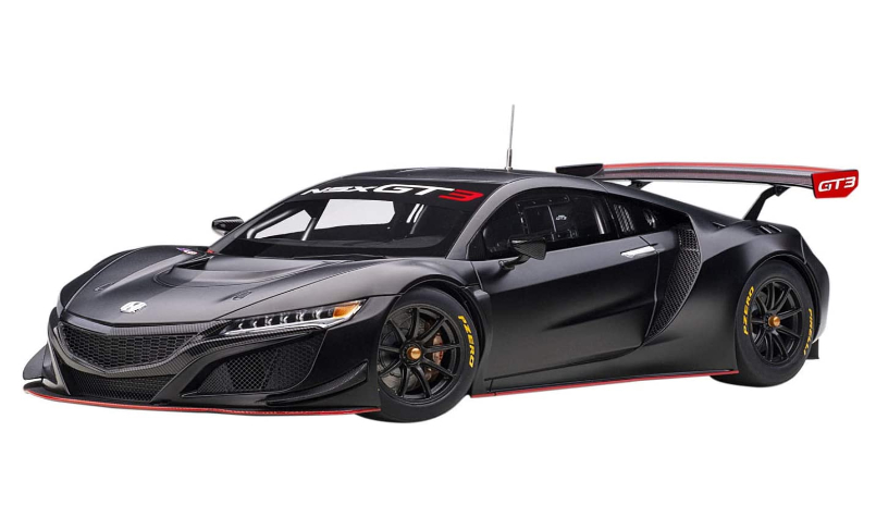 オートアート ホンダ NSX GT3 2018 （マット・ブラック） （1/18スケール コンポジットモデル 81899） おもちゃのミニカーの商品画像