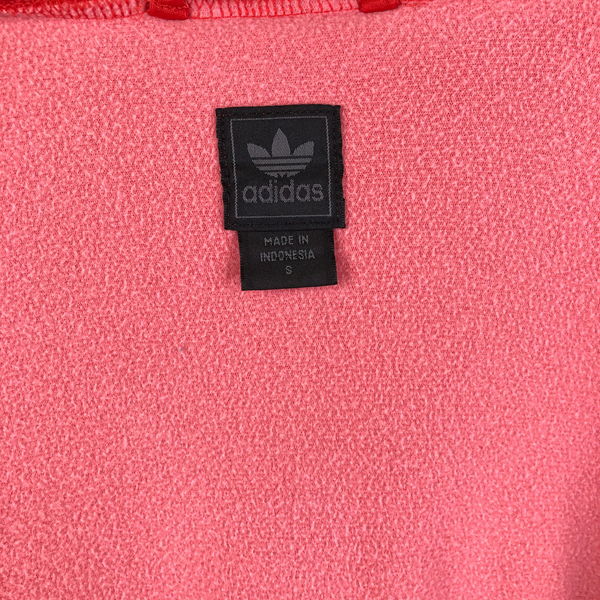 [ б/у одежда ] adidas Adidas Originals джерси спортивная куртка retro рукав линия оттенок красного мужской S [ б/у ] n052075