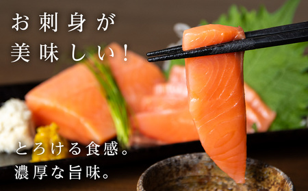 fu.... налог [.... ограничение ] форельный лосось 500g небольшое количество . sashimi salmon лосось морепродукты рыба ..< Sanyo еда > Hokkaido . внутри блок 
