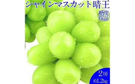 【ふるさと納税】シャインマスカット 2房 約1.2kg フルーツ ブドウの商品画像