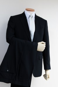 fu.... tax water. capital * Ogaki production high class clothes ground <SUITO WOOL> use black formal ( all season or summer wool ) tailored suit ... ticket Gifu prefecture Ogaki city 