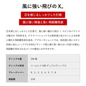 fu.... tax [2024 year of model ] golf ball TOUR B X white 1 dozen ~ Bridgestone Tour Be Gifu prefecture Seki 