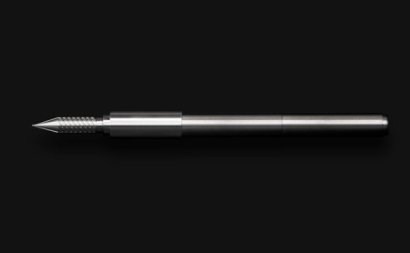 fu.... tax writing brush chronicle . metal attaching pen pen axis Twins material SUS( pen . 2 ps attaching 0.5mm,0.8mm) Gifu prefecture Mino city 