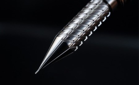 fu.... tax writing brush chronicle . metal attaching pen pen axis Twins material SUS( pen . 2 ps attaching 0.5mm,0.8mm) Gifu prefecture Mino city 