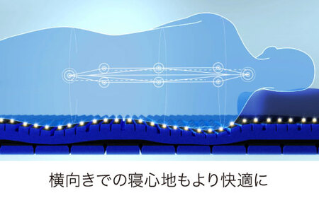fu.... налог [ запад река ][ воздушный SX] матрац / твердый двойной размер распределение цвета : королевский синий [P297T] Shiga префектура близко . Hachiman город 