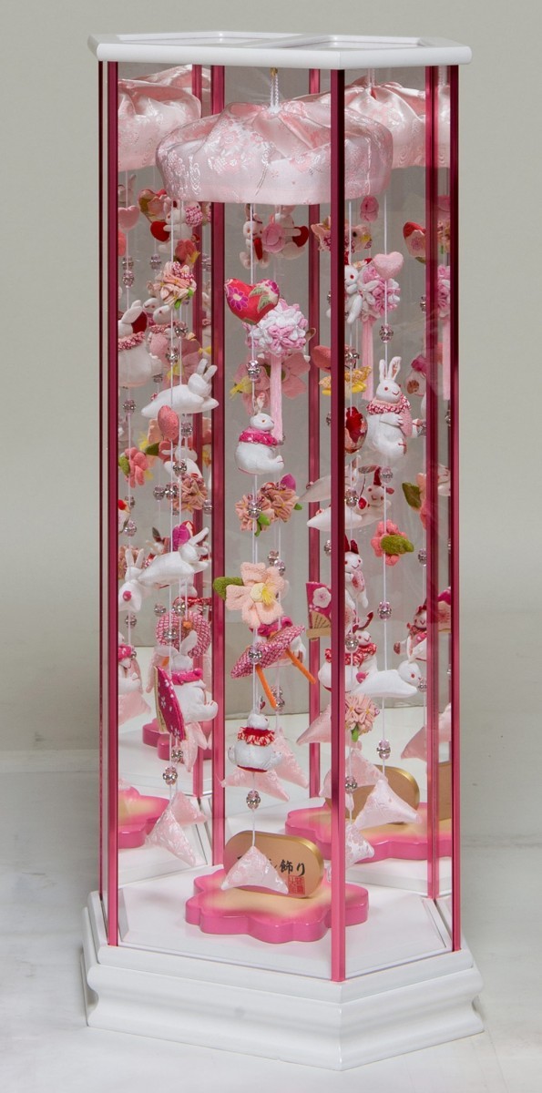 [... ornament ][... case ornament ].... flower ... ... ornament six surface body mirror case [ hanging weight ...][ doll hinaningyo ]