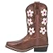 Dan Post Toddler Girls' Giselle Western Boot Square Toe Brown 12 параллель импортные товары 