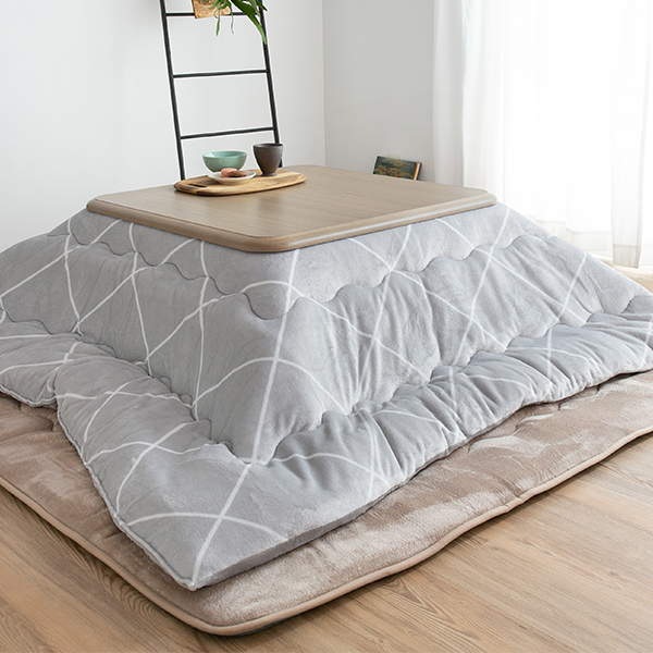  kotatsu futon square kotatsu quilt reversible table . reverse side . differ pattern . possible to enjoy 185×185cm raise of temperature cotton use 