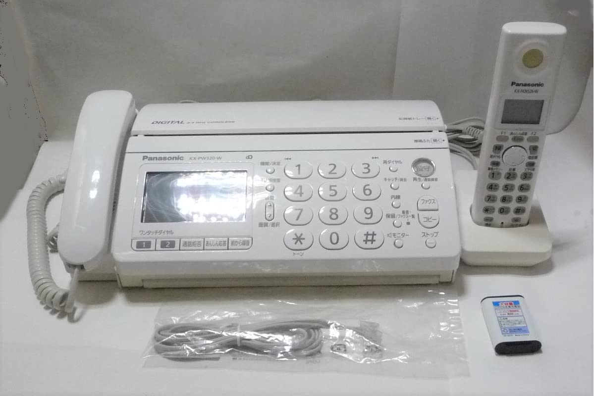 パナソニック おたっくす KX-PW320DL-W（ホワイト） FAX - 最安値