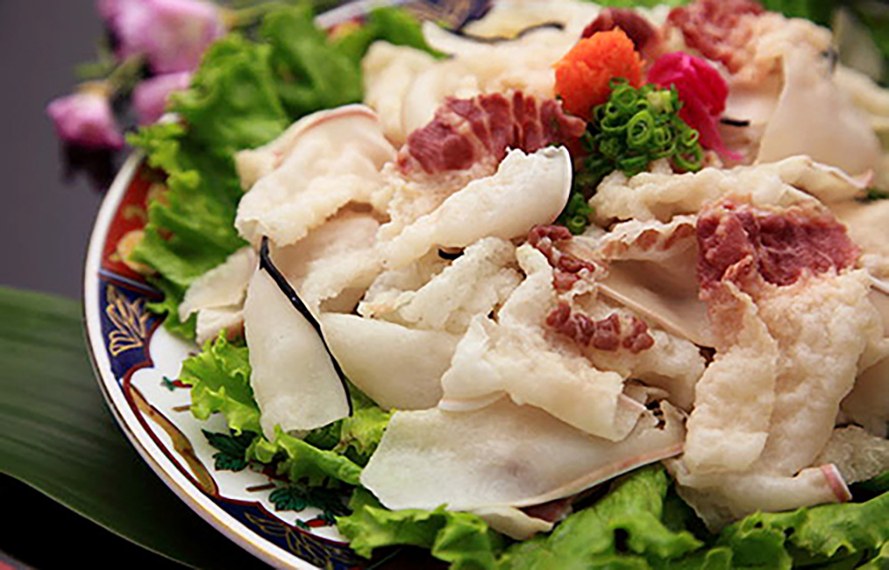  saec магазин соль кит порез . примерно 80g 10 шт Hokkaido * Okinawa доставка отдельно кит кит китовое мясо соль магазин .. кожа ..... соль .. соль кожа соль красный мясо ломтик рефрижератор ваш заказ подарок 