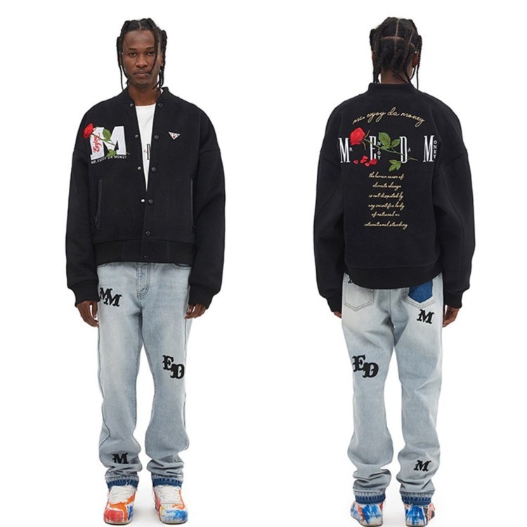 エム イー ディー M.E.D.M スタジャン ジャケット ROSE JACKET