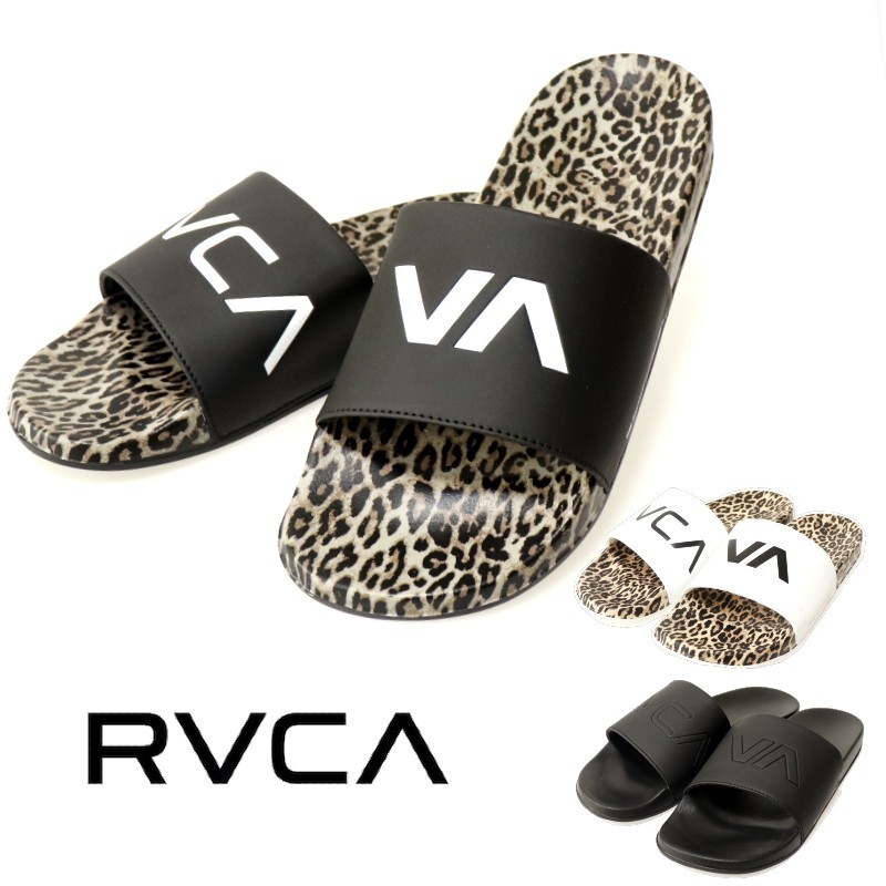 RVCA シャワーサンダル ヒョウ柄 ブランド サーフ スポーツ