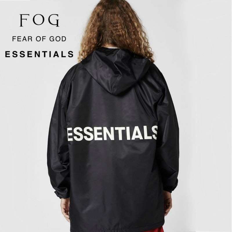 FOG Essentials(エッセンシャルズ）フードコーチジャケット :fog 