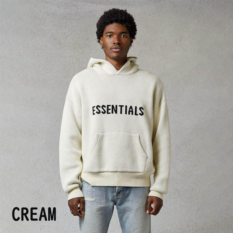Essentials パーカー XL g-field_fog-knithoodie_8