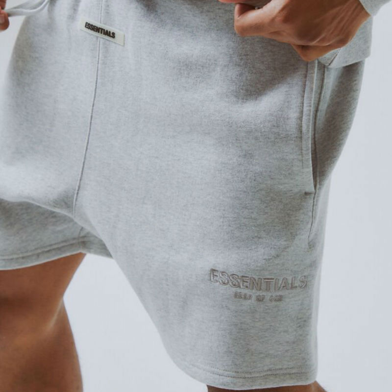 ESSENTIALS グレー ショートパンツM裏起毛 FOG ESSENTIALS パンツ ESSENTIALS/エッセンシャルズ TRACK