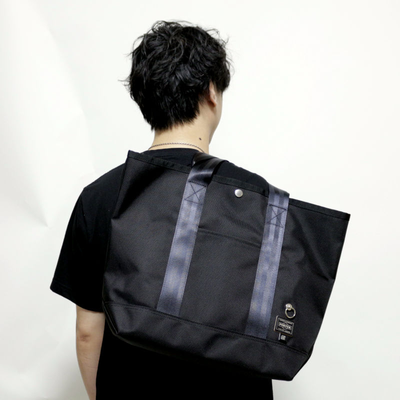 ⭐️極美品⭐️ポーター×ジャムホームメイド タンカー トートバッグ ハンド ブラック g-field_jpobg042_1