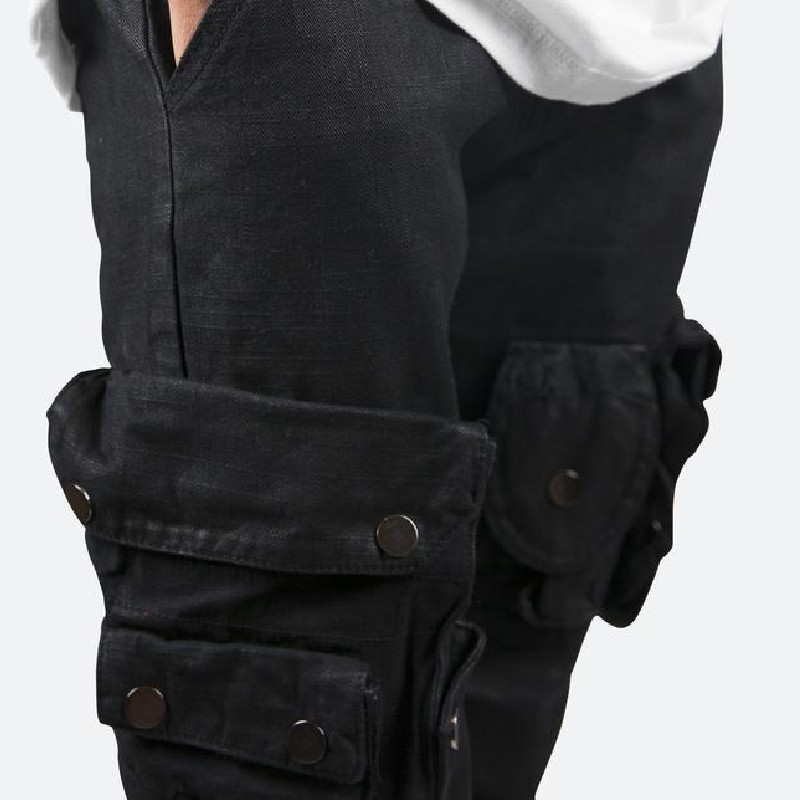 mnml（ミニマル） カーゴデニム WAXED DENIM CARGO PANTS メンズ