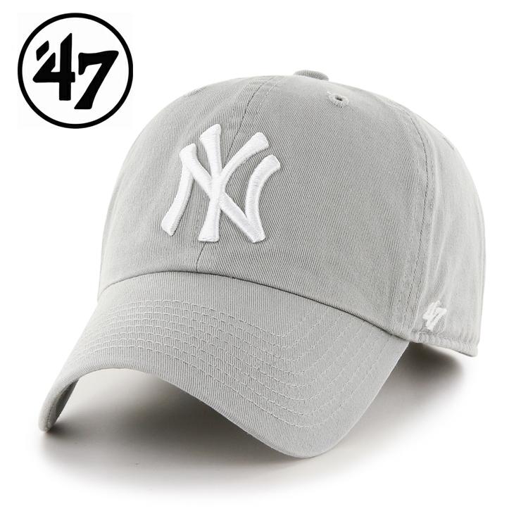47 フォーティーセブン Yankees '47 CLEAN UP Gray キャップ 野球 メジャー ヤンキース ベースボール 帽子 海外  :rgw17gws-gy:G FIELD - 通販 - Yahoo!ショッピング