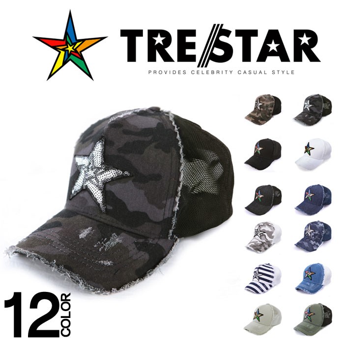 TRE☆STAR トレスター CAP STAR 帽子 ウィメンズ 男性 女性