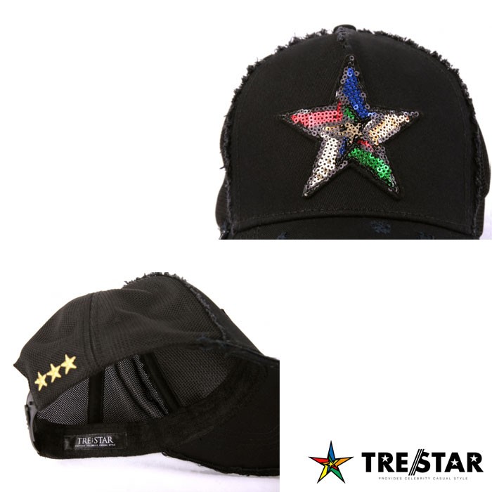 TRE☆STAR トレスター CAP STAR 帽子 ウィメンズ 男性 女性 ブランド 