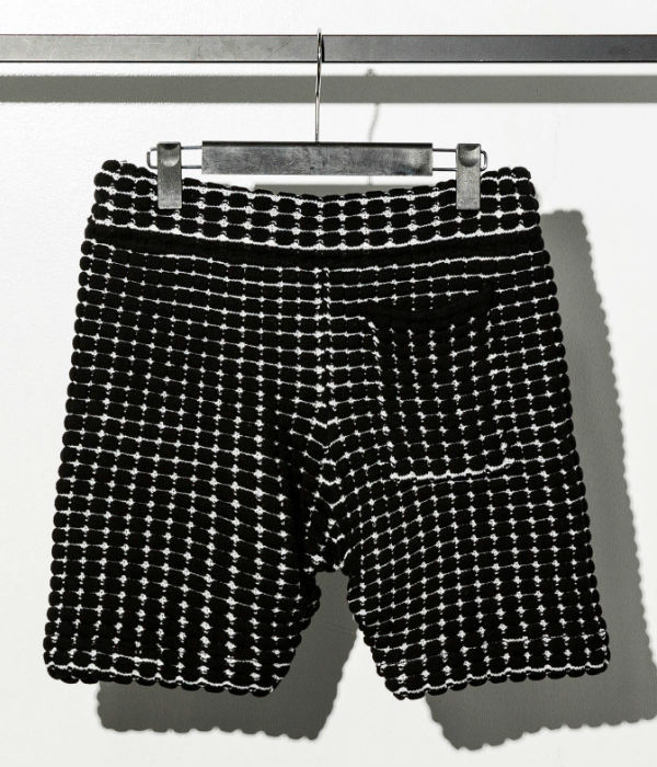 【美品】ウノピュウノウグァーリラックス 1ロゴビッグワッフルハーフパンツ　XXL 1PIU1UGUALE3 RELAX ウノ ピュ ウノ ウグァーレ トレ リラックス