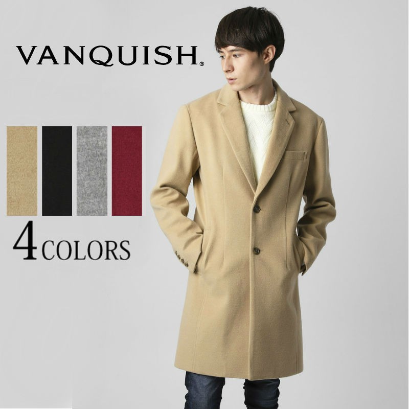 SALE セール VANQUISH チェスターコート Warm film light Chester
