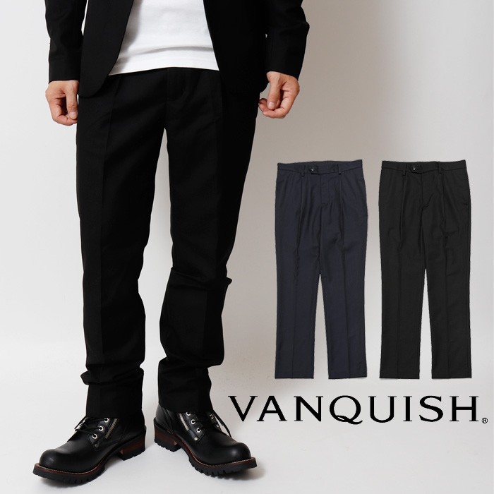 VANQUISH（ヴァンキッシュ） Easy TRスラックスパンツ メンズ スーツ