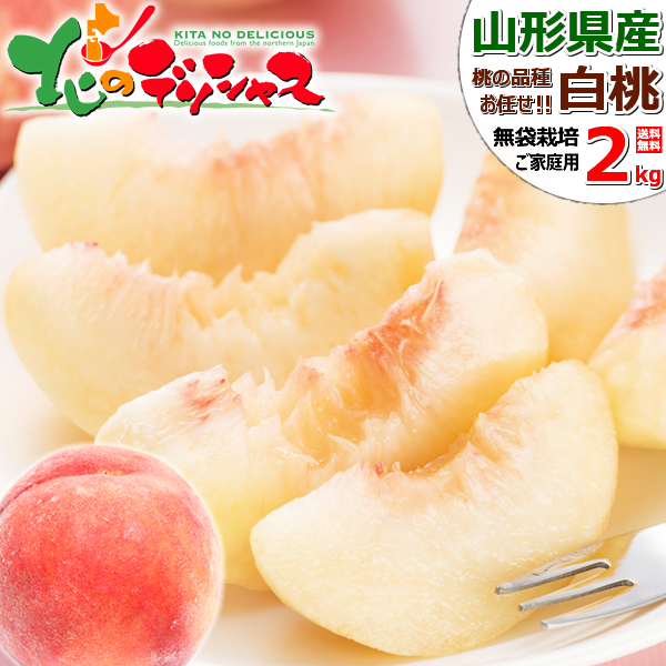 [ reservation ] Yamagata prefecture production . home use white peach 2kg (6 sphere ~9 sphere entering / cool refrigeration flight ) with translation north. peach source . home for profit popular fruit Yamagata prefecture direct delivery from producing area free shipping your order 