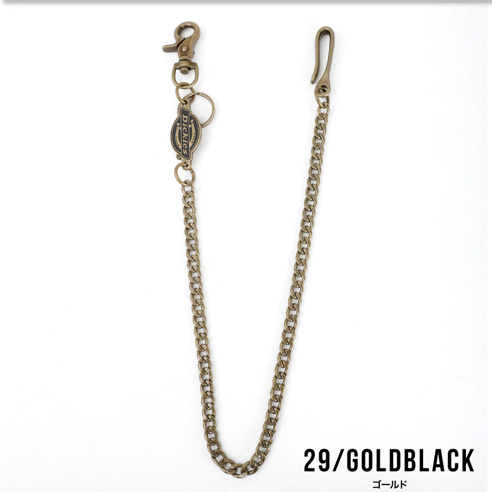 Dickies Dickies цепочка для бумажника цепочка для ключей Gold брелок для ключа кольцо для ключей крюк держатель мужской женский модный 