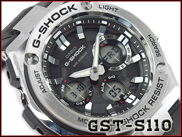 CASIO G-SHOCK G-STEEL 海外モデル GST-S110D-1ACR G-SHOCK G-STEEL メンズウォッチの商品画像
