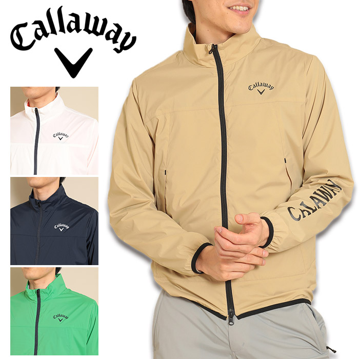  Callaway nylon stretch full Zip blouson men's spring summer Golf wear C23115100