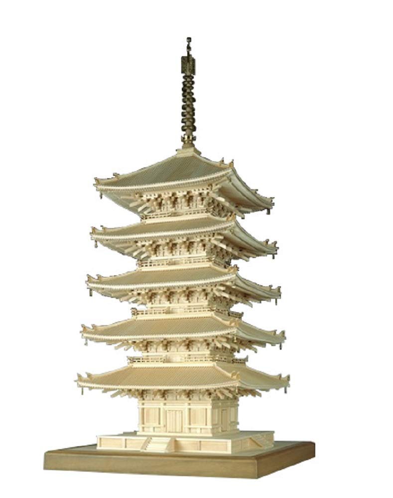 興福寺 五重塔 （1/75スケール 木製模型） 建物の商品画像