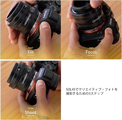 Lensbaby tilt lens SOL 45 45mm F3.5 Sony E for manual focus full size correspondence 471913