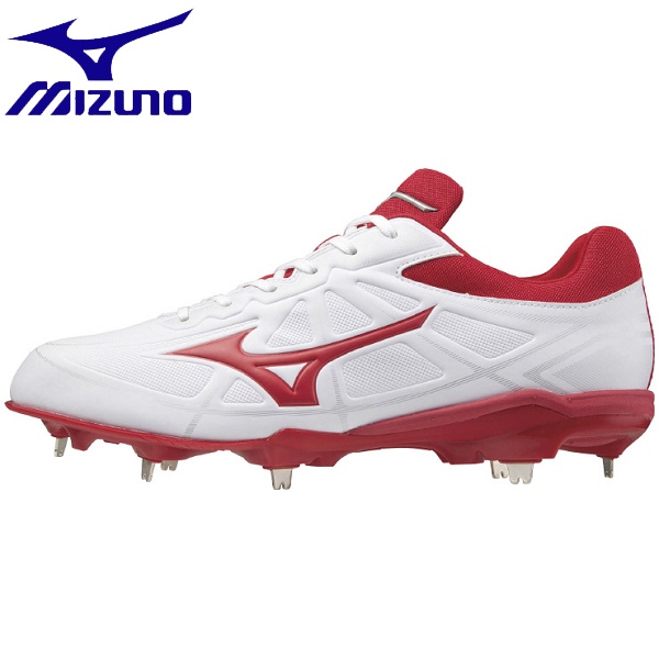 MIZUNO ライトレボバディー 11GM2121 62 （ホワイト×レッド） 野球 スパイクの商品画像