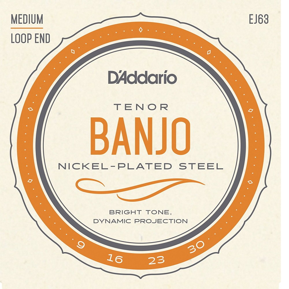 [D'Addario ( D'Addario )][ banjo string ] tenor banjo string nickel Medium 4 string.009-.030 EJ63