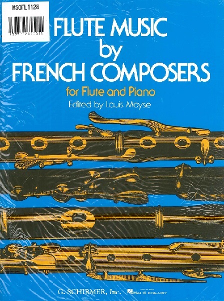  musical score [ send away for goods ]MSOFL1128 France. composition house because of flute work compilation [ cat pohs is free shipping ]