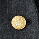 EASTBOY Venus форма блейзер женщина для уголь × золотой кнопка 9-13 номер эмблема имеется средний ./ средняя школа / school 