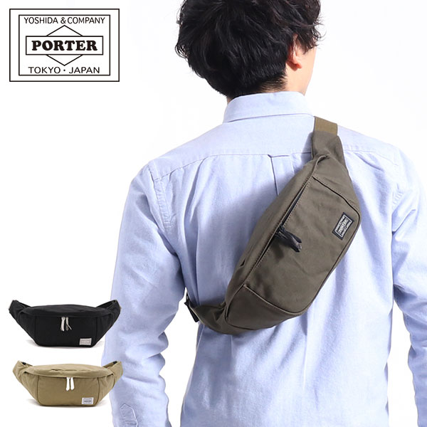 Porter beet waist bag (S) 727-09049 belt bag body bag Yoshida bag PORTER BEAT WAIST BAG(S) diagonal .. cotton men's lady's 