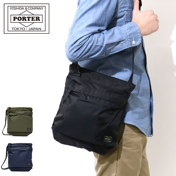  Porter force shoulder bag 855-05901 Yoshida bag PORTER FORCE SHOULDERR BAG men's lady's small brand diagonal .. light 