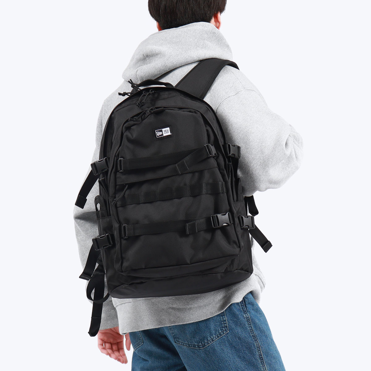  maximum 40%*4/28 limitation regular handling shop NEW ERA rucksack men's lady's going to school high capacity black New Era bag brand A4 B4 carrier pack 35L Carrier Pack