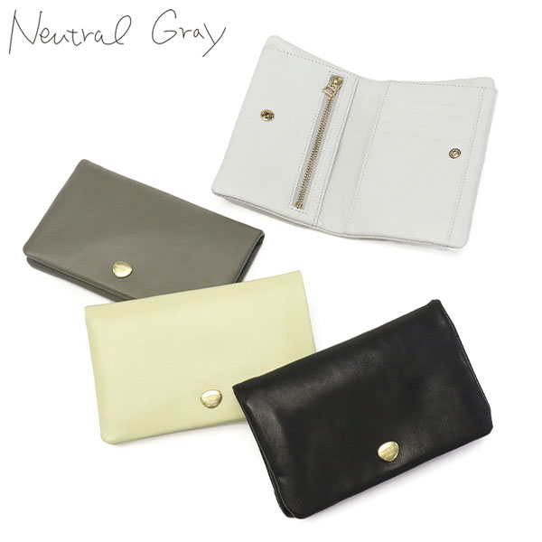 Neutral Gray ニュートラルグレイ ハスキー SHORT WALLET 1015-658 * レディース二つ折り財布の商品画像