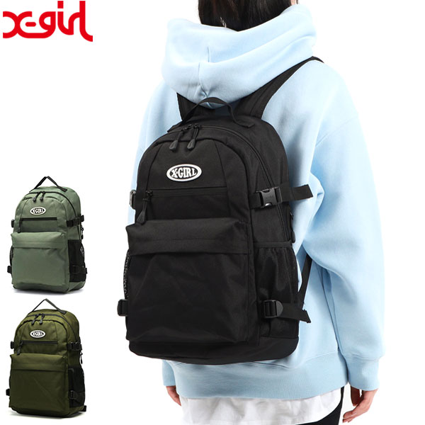 X-girl OVAL LOGO BACKPACK 105222053001 リュックサック、デイパックの商品画像