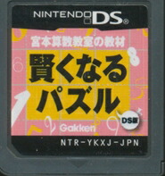 Gakken 【DS】宮本算数教室の教材 賢くなるパズルDS版 ニンテンドーDS