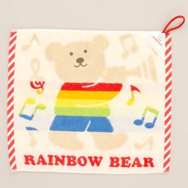  петля имеется полотенце woshu полотенце Rainbow Bear pare-do сейчас . полотенце. сделано в Японии шнурок имеется полотенце машина входить . праздник .. популярный 